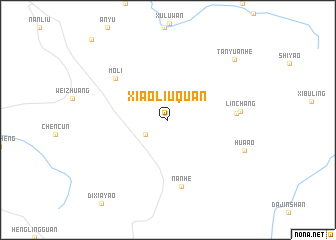 map of Xiaoliuquan