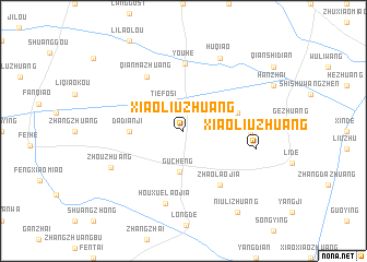 map of Xiaoliuzhuang