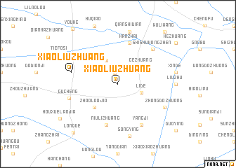 map of Xiaoliuzhuang