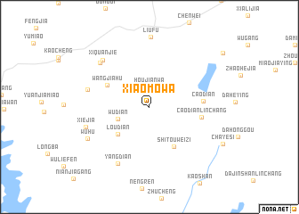 map of Xiaomowa