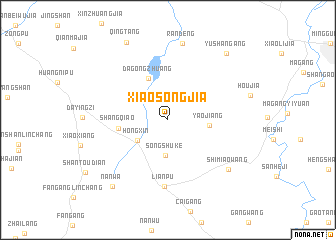 map of Xiaosongjia