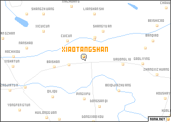 map of Xiaotangshan