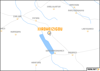 map of Xiaoweizigou