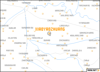 map of Xiaoyaozhuang