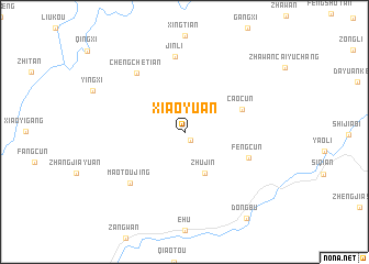 map of Xiaoyuan