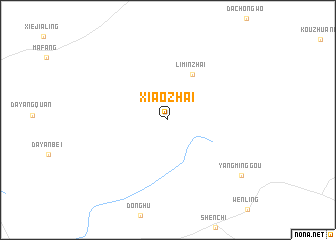 map of Xiaozhai