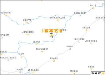 map of Xiapanshi