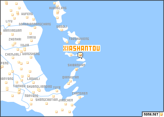 map of Xiashantou
