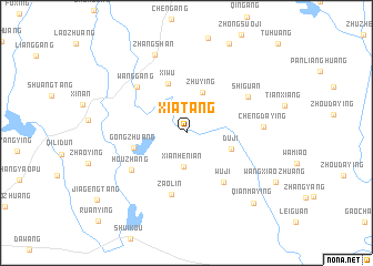 map of Xiatang