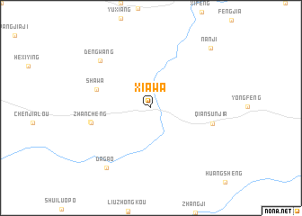 map of Xiawa