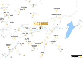 map of Xiazheng