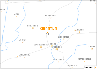 map of Xibantun