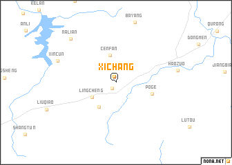 map of Xichang