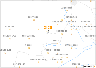 map of Xico