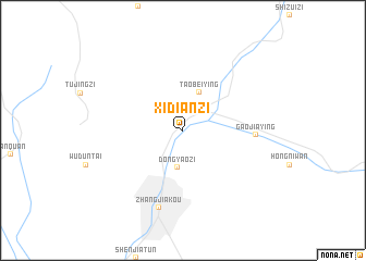 map of Xidianzi