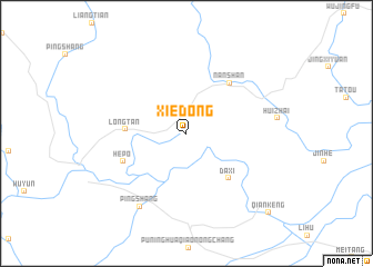 map of Xiedong