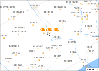 map of Xiezhuang