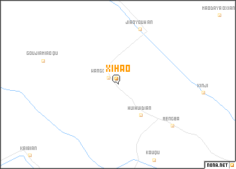 map of Xihao