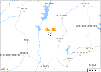 map of Xijing