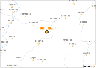 map of Xikengzi