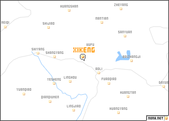 map of Xikeng