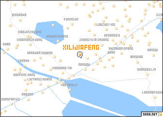 map of Xilijiafeng