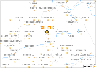 map of Xilitla