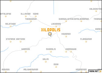 map of Xilópolis