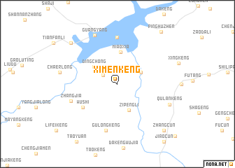 map of Ximenkeng