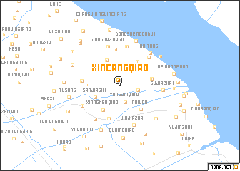 map of Xincangqiao