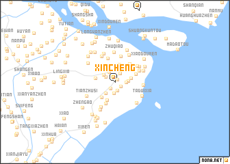 map of Xincheng