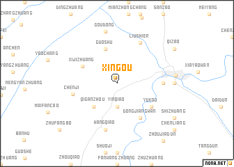 map of Xingou