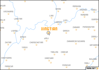 map of Xingtian