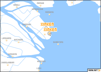 map of Xinken
