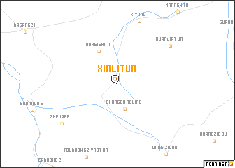 map of Xinlitun