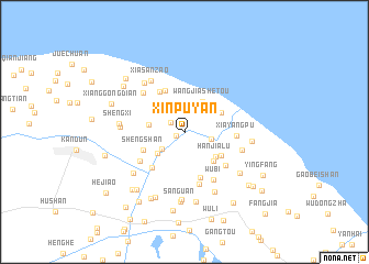 map of Xinpuyan