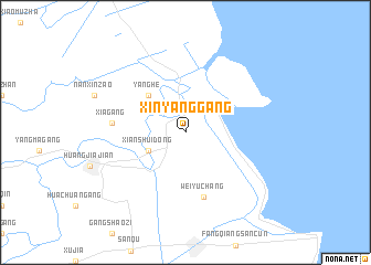 map of Xinyanggang