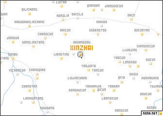 map of Xinzhai