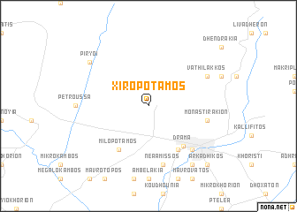 map of Xiropótamos