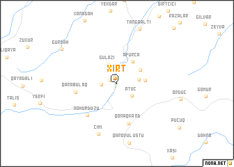 map of Xırt