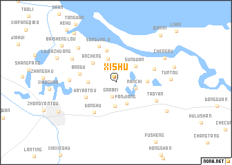 map of Xishu