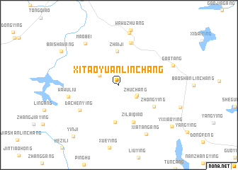 map of Xitaoyuanlinchang