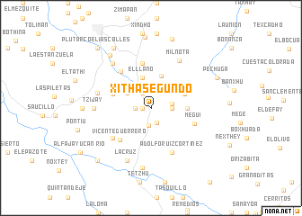 map of Xithá Segundo