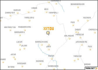 map of Xitou