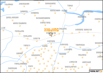 map of Xiujing