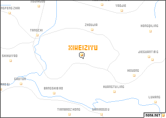 map of Xiweiziyu