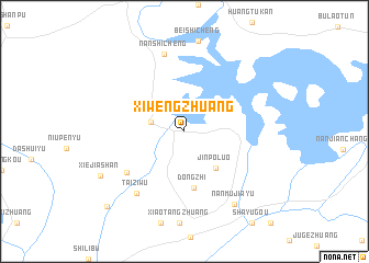 map of Xiwengzhuang