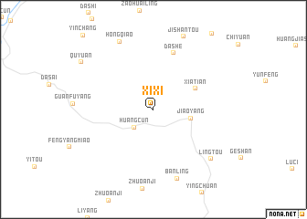 map of Xixi