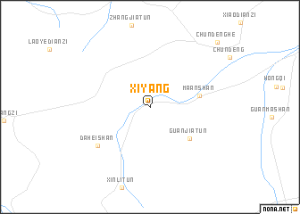 map of Xiyang