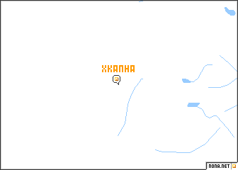 map of Xkanhá